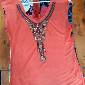 Hale Bob Cabana embellished top